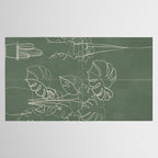 Minimal Window With Potted Plants 2 Tablecloth Gallery Image 2