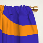 Palm Springs Retro Mid Century Modern Colourful Abstract Pattern Yellow Orange Pink Blue Green Window Curtain Gallery Image 2