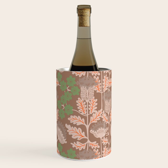 CELIE GARDEN  Inspired by PANTONE 17 1230 Mocha Mousse Wine Chiller Gallery Image 2
