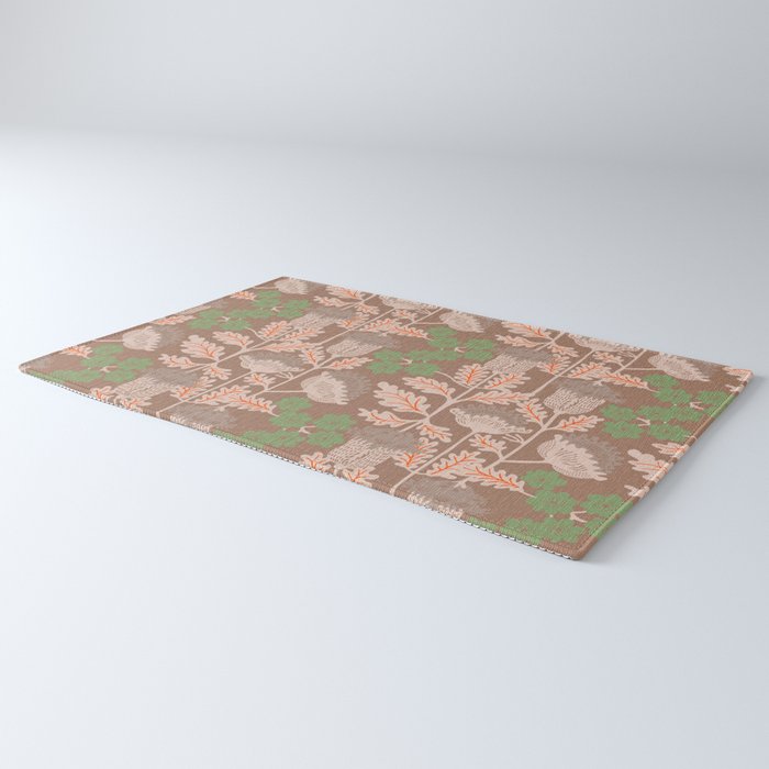 CELIE GARDEN  Inspired by PANTONE 17 1230 Mocha Mousse Rug Gallery Image 3