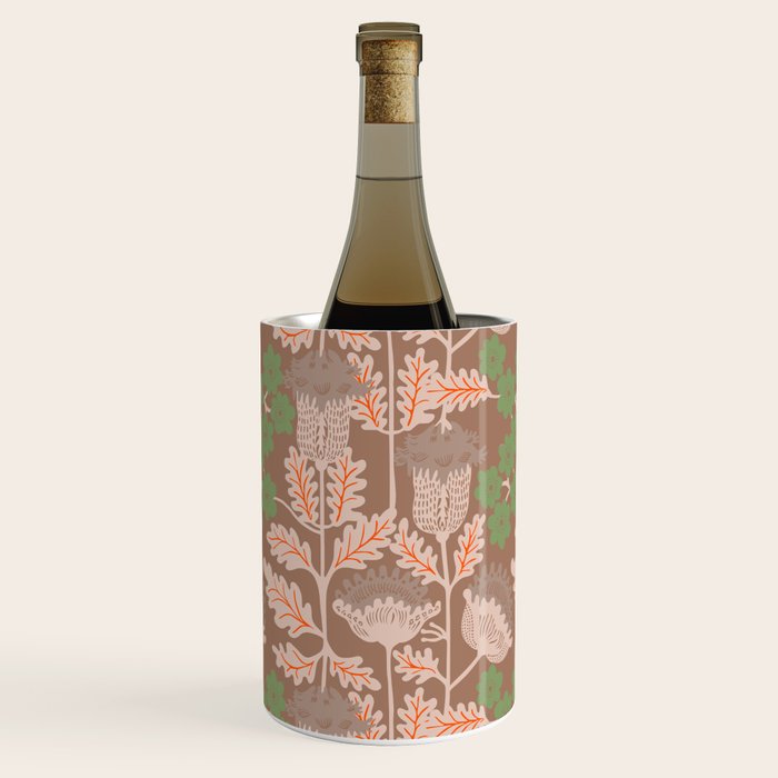 CELIE GARDEN  Inspired by PANTONE 17 1230 Mocha Mousse Wine Chiller Gallery Image 3