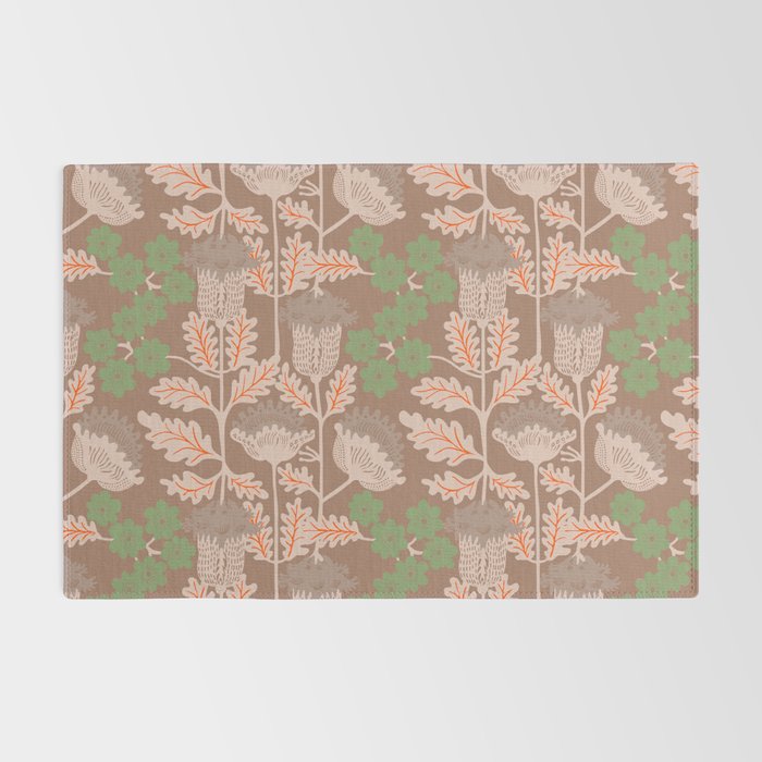 CELIE GARDEN  Inspired by PANTONE 17 1230 Mocha Mousse Rug Gallery Image 2