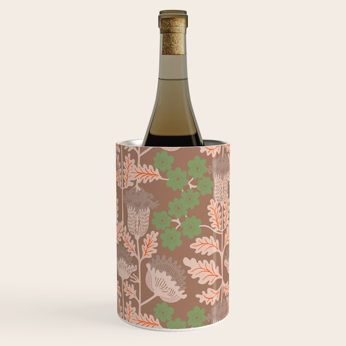 CELIE GARDEN  Inspired by PANTONE 17 1230 Mocha Mousse Wine Chiller Gallery Image 1