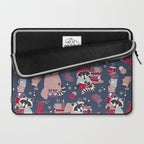 Hygge raccoon Laptop Sleeve Gallery Image 2