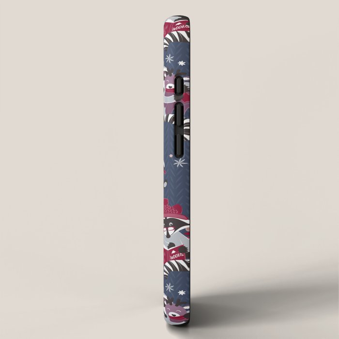 Hygge raccoon iPhone Case Gallery Image 2