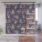 Hygge raccoon Wall Mural Gallery Image 1
