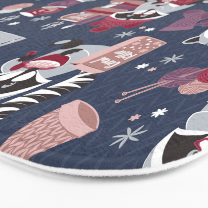 Hygge raccoon Bath Mat Gallery Image 3