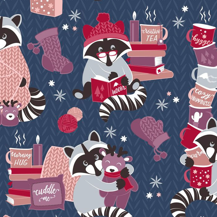 Hygge raccoon Coffee Mug Gallery Image 2