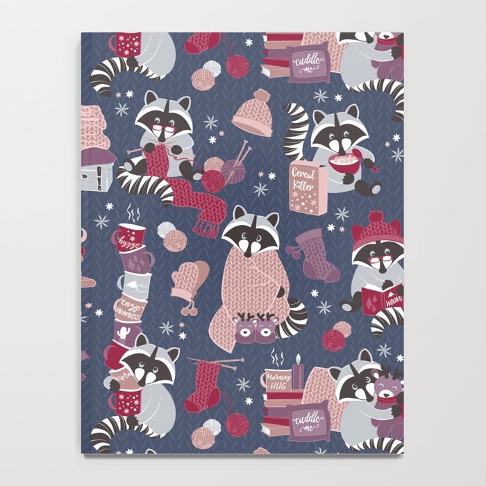 Hygge raccoon Notebook Gallery Image 4