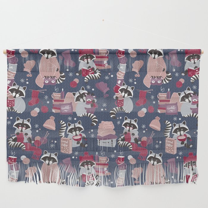 Hygge raccoon Wall Hanging Gallery Image 1