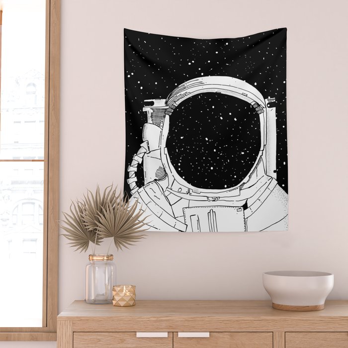 Astronaut Wall Tapestry Gallery Image 2