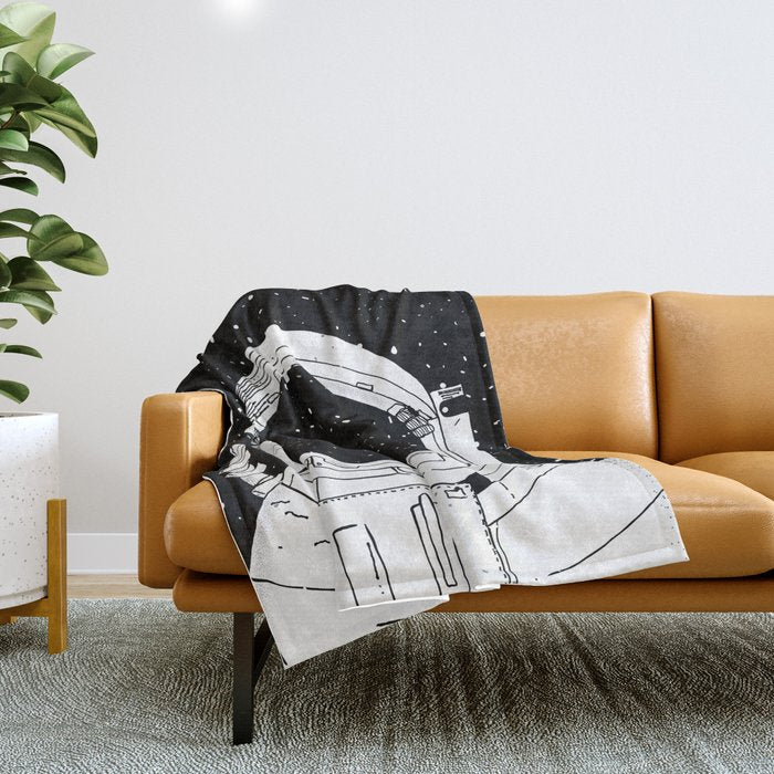 Astronaut Throw Blanket Gallery Image 1