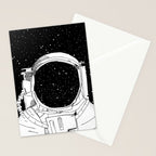 Astronaut Stationery Card Gallery Image 2