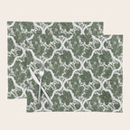Green Petals Oasis Motif Placemat Gallery Image 1