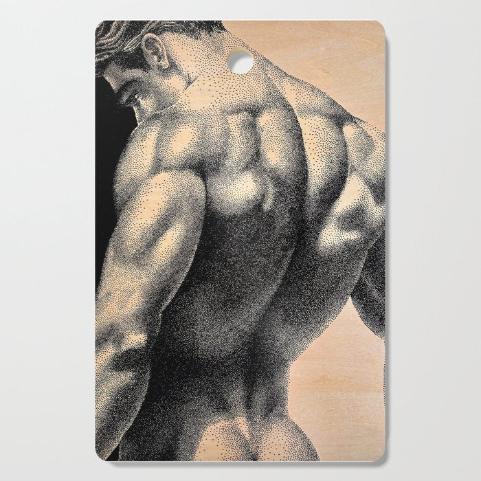 Grained 2 - NOODDOOD painting on wood Cutting Board Gallery Image 1