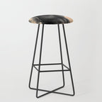 Grained 2 - NOODDOOD painting on wood Stool Gallery Image 1