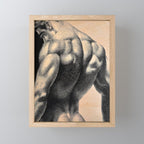 Grained 2 - NOODDOOD painting on wood Mini Art Print Gallery Image 1