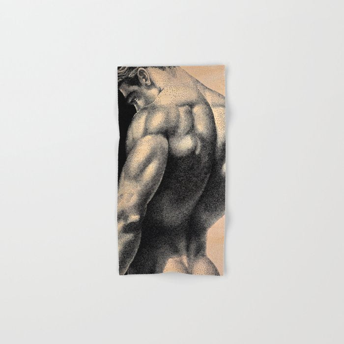 Grained 2 - NOODDOOD painting on wood Bath Towel Gallery Image 1