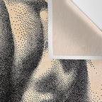 Grained 2 - NOODDOOD painting on wood Wall Tapestry Gallery Image 3