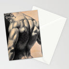 Grained 2 - NOODDOOD painting on wood Stationery Card Gallery Image 2