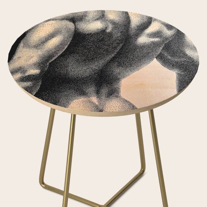 Grained 2 - NOODDOOD painting on wood Side Table Gallery Image 2
