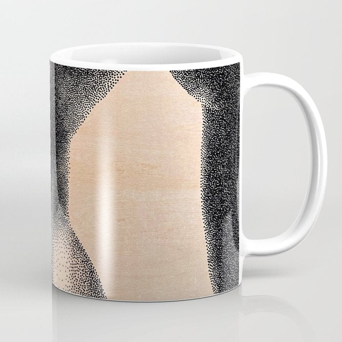 Grained 2 - NOODDOOD painting on wood Coffee Mug Gallery Image 1