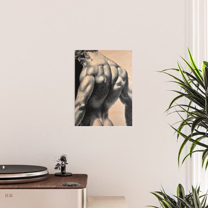 Grained 2 - NOODDOOD painting on wood Poster Gallery Image 2