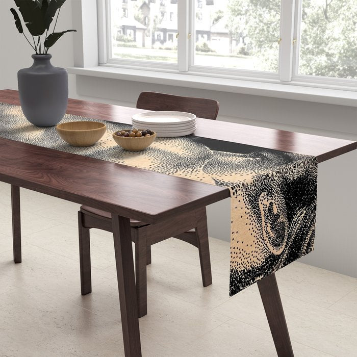 Grained 2 - NOODDOOD painting on wood Table Runner Gallery Image 2