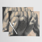 Grained 2 - NOODDOOD painting on wood Placemat Gallery Image 1