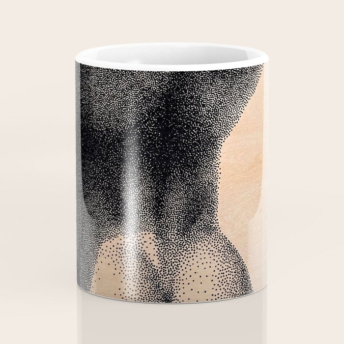 Grained 2 - NOODDOOD painting on wood Coffee Mug Gallery Image 4