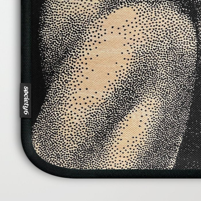 Grained 2 - NOODDOOD painting on wood Laptop Sleeve Gallery Image 3