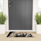 Grained 2 - NOODDOOD painting on wood Welcome Mat Gallery Image 3