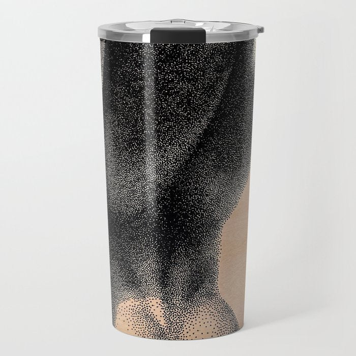 Grained 2 - NOODDOOD painting on wood Travel Mug Gallery Image 1