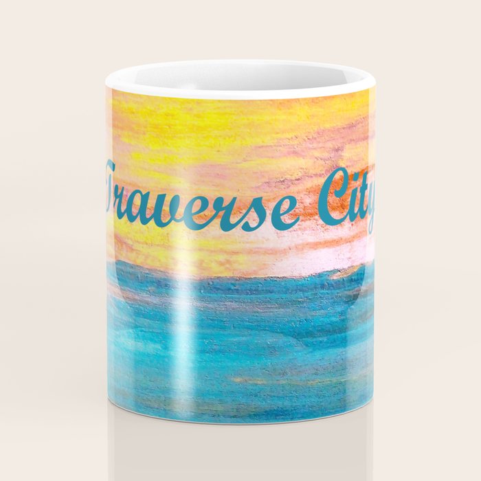 Traverse City Sunset Dream Coffee Mug Gallery Image 4