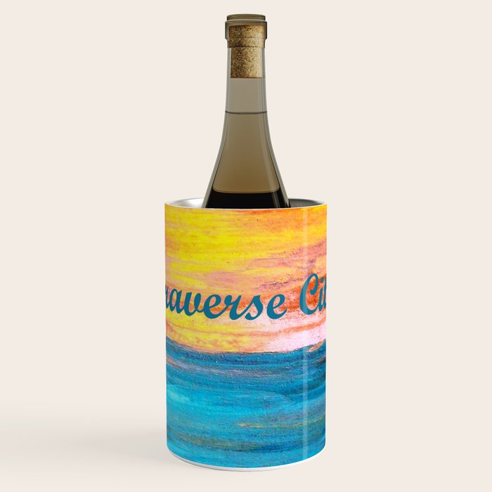 Traverse City Sunset Dream Wine Chiller Gallery Image 1