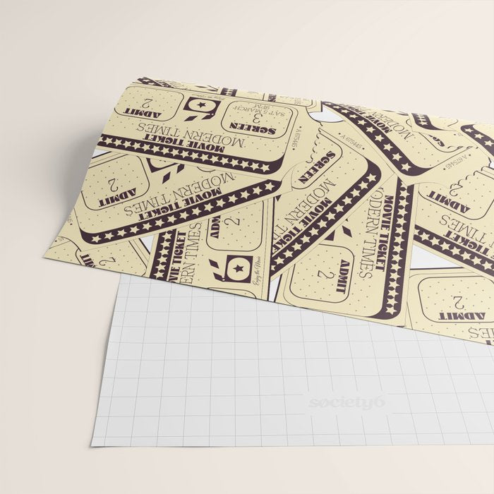 Movie tickets Wrapping Paper Gallery Image 2