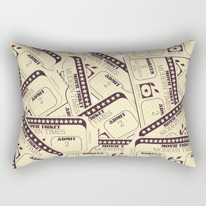 Movie tickets Rectangular Pillow Gallery Image 2