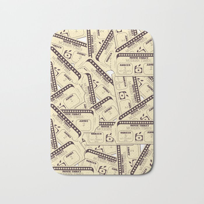 Movie tickets Bath Mat Gallery Image 1
