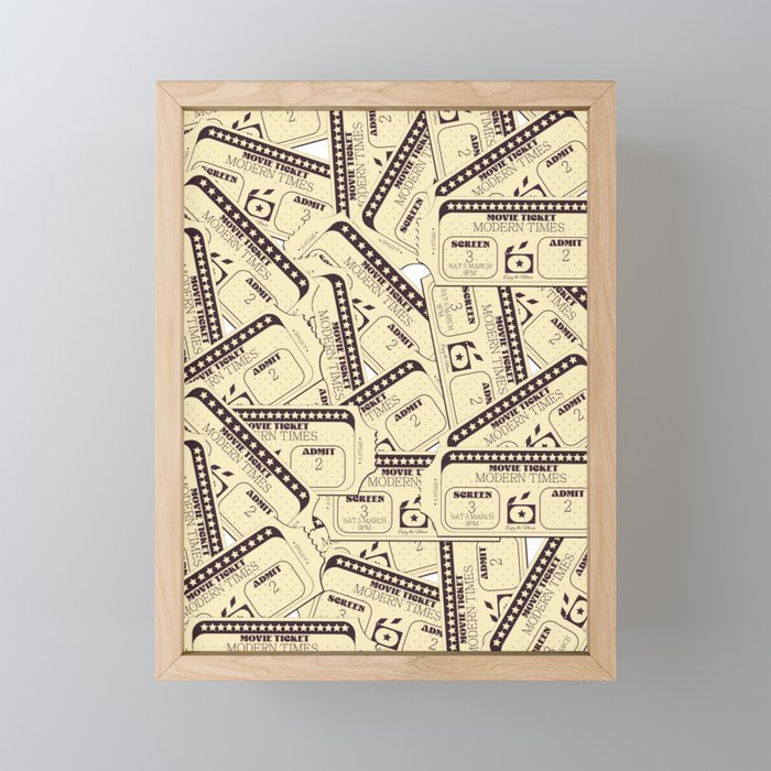 Movie tickets Mini Art Print Gallery Image 1