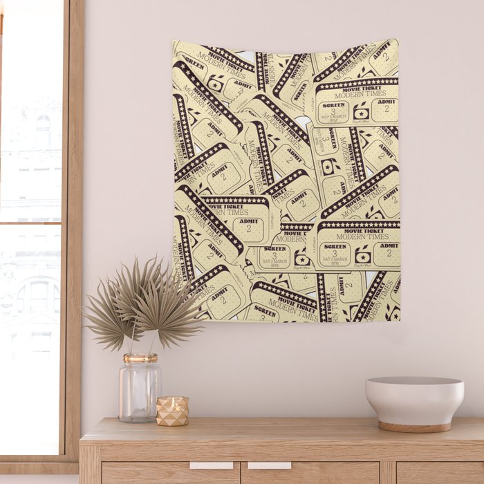 Movie tickets Wall Tapestry Gallery Image 2