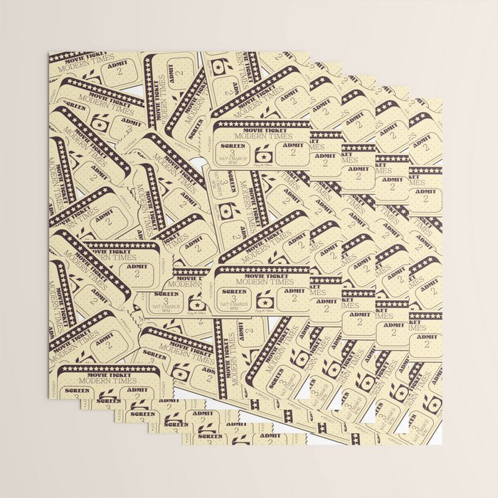 Movie tickets Wrapping Paper Gallery Image 3