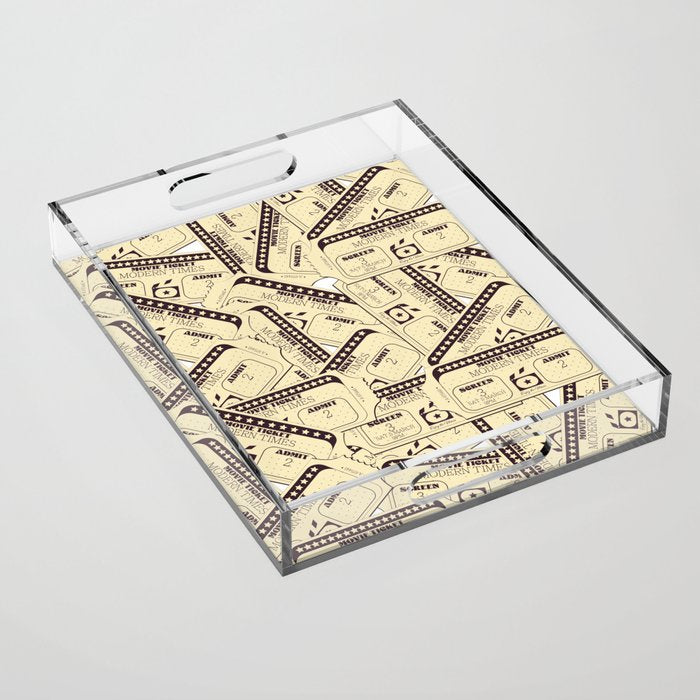 Movie tickets Acrylic Tray Gallery Image 1
