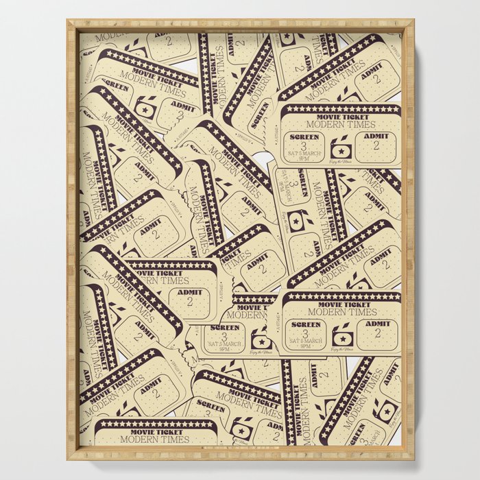 Movie tickets Serving Tray Gallery Image 1