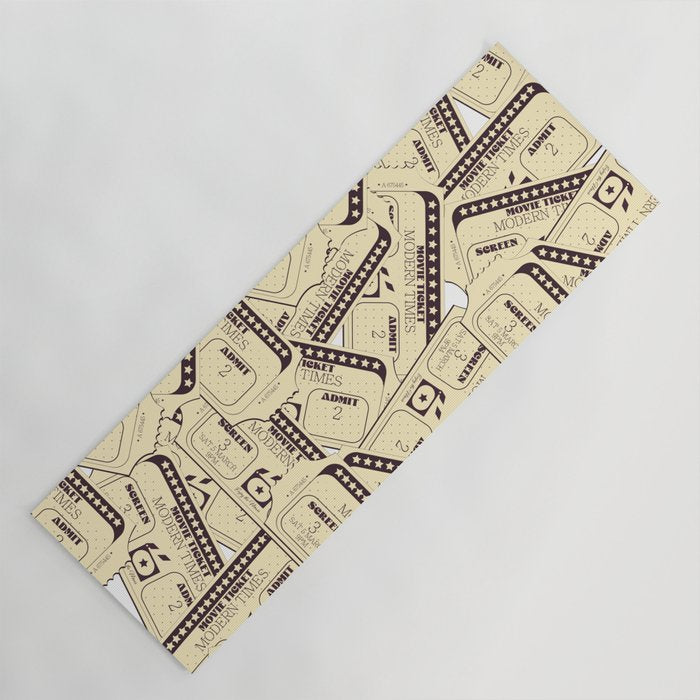 Movie tickets Yoga Mat Gallery Image 1
