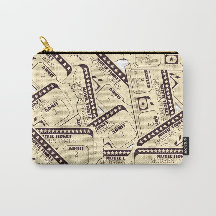 Movie tickets Carry All Pouch Gallery Image 1
