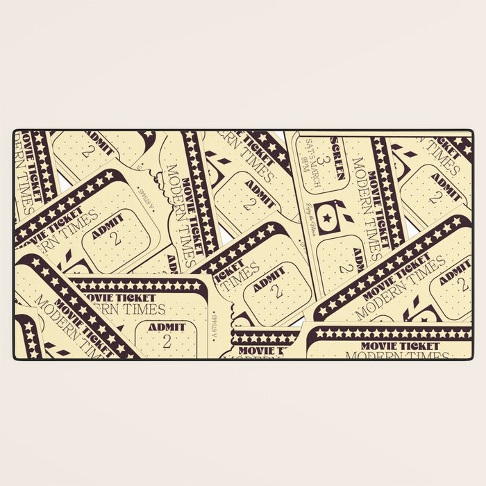 Movie tickets Desk Mat Gallery Image 3