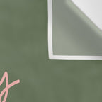 Happy Holidays Green & Pink Wall Tapestry Gallery Image 3