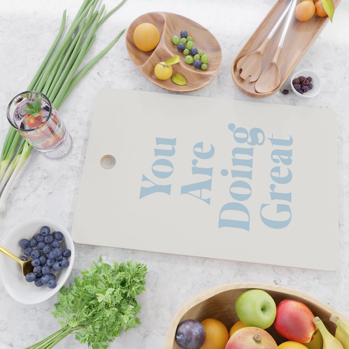 You Are Doing Great Baby Blue Cutting Board Gallery Image 2