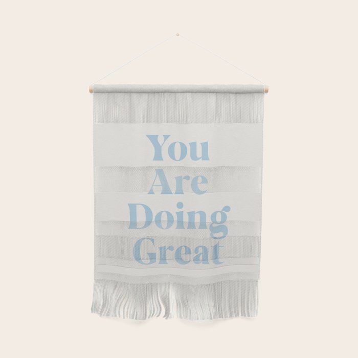 You Are Doing Great Baby Blue Wall Hanging Gallery Image 1