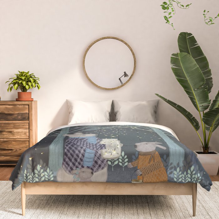 catching fireflies Comforter Gallery Image 3